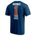 Футболка Chicago Bears Fanatics Navy #1 Dad