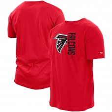 Футболка Atlanta Falcons New Era Split Logo 2-Hit - Red