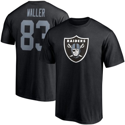 Футболка Darren Waller Las Vegas Raiders Player Icon - Black