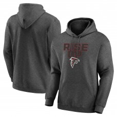 Atlanta Falcons Victory Earned Pullover Hoodie - Heathered Charcoal