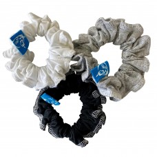 Carolina Panthers Refried Apparel Sustainable Upcycled 3-Pack Scrunchie Set