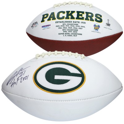 Мяч американского футбола NFL Charles Woodson Green Bay Packers Authentic Autographed with HOF 21 Inscription