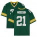 Игровая джерси Autographed Green Bay Packers Charles Woodson Fanatics Authentic Green Mitchell & Ness Replica with HOF 21 Inscription