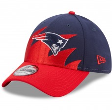 Бейсболка New England Patriots New Era Surge 39THIRTY - Navy/Red