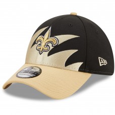 Бейсболка New Orleans Saints New Era Surge 39THIRTY - Black/Gold