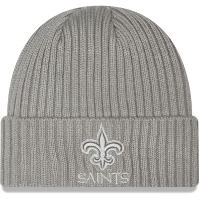 Шапка New Orleans Saints New Era Gray Core Classic Cuffed Knit