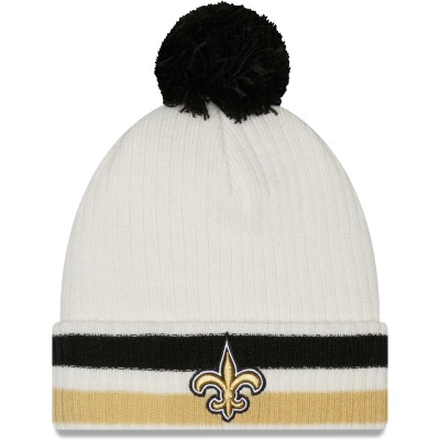 Шапка с помпоном New Orleans Saints New Era Retro - White