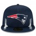 Бейсболка New England Patriots New Era 2021 NFL Sideline Home 59FIFTY - Navy