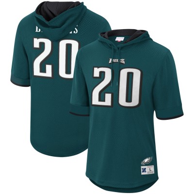 Футболка с капюшоном Brian Dawkins Philadelphia Eagles Mitchell & Ness Retired - Green