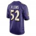 Игровая джерси Ray Lewis Baltimore Ravens Nike Retired Game - Purple