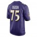 Игровая джерси Jonathan Ogden Baltimore Ravens Nike Retired Game - Purple