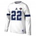 Dallas Cowboys Emmitt Smith Mitchell & Ness White Retired Player Name & Number Long Sleeve Top
