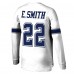 Dallas Cowboys Emmitt Smith Mitchell & Ness White Retired Player Name & Number Long Sleeve Top