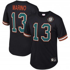 Футболка Dan Marino Miami Dolphins Mitchell & Ness Retired Player Name & Number Mesh - Black