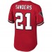 Футболка Deion Sanders Atlanta Falcons Mitchell & Ness Retired Mesh - Red