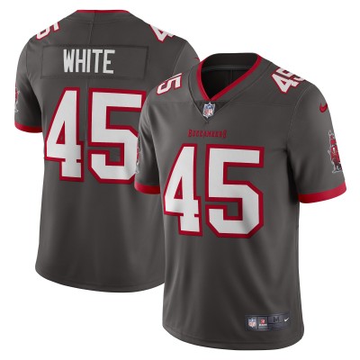 Игровая джерси Devin White Tampa Bay Buccaneers Nike Vapor Limited - Pewter