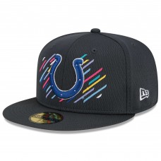 Бейсболка Indianapolis Colts New Era 2021 NFL Crucial Catch 59FIFTY - Charcoal