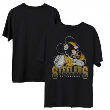 Футболка Pittsburgh Steelers Junk Food Disney Mickey QB - Black
