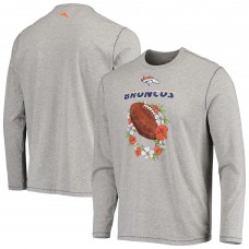 Denver Broncos Tommy Bahama Sport Lei Pass Long Sleeve T-Shirt - Heathered Gray