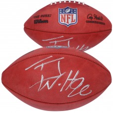 Autographed Pittsburgh Steelers T.J. Watt Fanatics Authentic Wilson The Duke Football