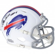 Autographed Buffalo Bills Andre Reed Fanatics Authentic Riddell Speed Mini Helmet with HOF 14 Inscription