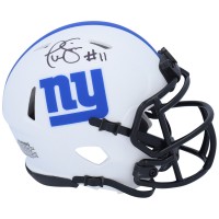 Autographed New York Giants Phil Simms Fanatics Authentic Riddell Lunar Speed Mini Helmet