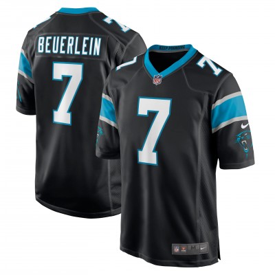 Игровая джерси Steve Beuerlein Carolina Panthers Nike - Black