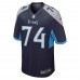 Игровая джерси Bruce Matthews Tennessee Titans Nike Retired - Navy