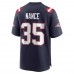 Игровая джерси Jim Nance New England Patriots Nike Retired - Navy