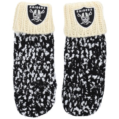 Митенки Las Vegas Raiders FOCO Confetti Cream - Black