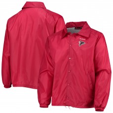 Atlanta Falcons Dunbrooke Coaches Classic Raglan Full-Snap Windbreaker Jacket - Red