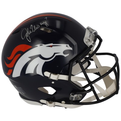 Autographed Denver Broncos John Elway Fanatics Authentic Riddell Speed Authentic Helmet