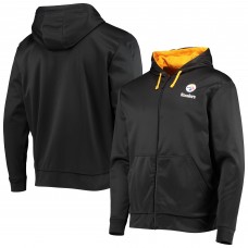 Pittsburgh Steelers Dunbrooke Black/Gold Apprentice Full-Zip Hoodie