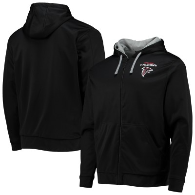 Толстовка на молнии Atlanta Falcons Dunbrooke Apprentice - Black/Gray