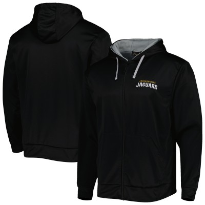 Толстовка на молнии Jacksonville Jaguars Dunbrooke Apprentice - Black/Gray