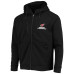 Толстовка Arizona Cardinals Dunbrooke Black Shag Tri-Blend Full-Zip Raglan
