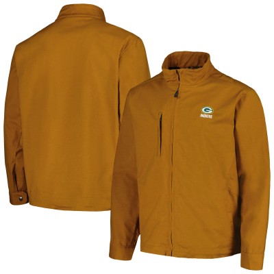 Кофта на молнии Green Bay Packers Dunbrooke Journey Workwear Tri-Blend - Tan