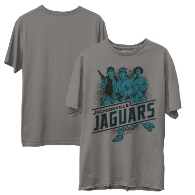 Jacksonville Jaguars Junk Food Heathered Gray Rebels Star Wars T-Shirt