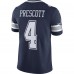 Игровая джерси Dak Prescott Dallas Cowboys Nike Vapor Limited - Navy