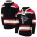 Толстовка Atlanta Falcons 47 Black/Red Lacer V-Neck