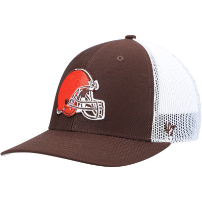 Бейсболка Cleveland Browns Trucker - Brown/White
