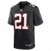 Игровая джерси Atlanta Falcons Deion Sanders Nike Black Retired Player Alternate Game