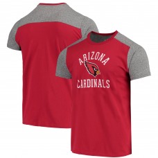 Футболка Arizona Cardinals Majestic Threads Field Goal Slub - Cardinal/Gray