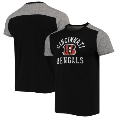 Футболка Cincinnati Bengals Majestic Threads Field Goal Slub - Black/Gray