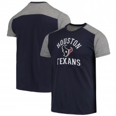 Футболка Houston Texans Majestic Threads Field Goal Slub - Navy/Gray