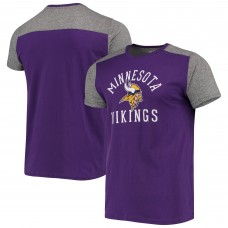 Футболка Minnesota Vikings Majestic Threads Field Goal Slub - Purple/Gray
