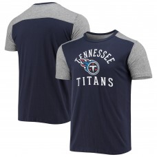 Футболка Tennessee Titans Majestic Threads Field Goal Slub - Navy/Gray