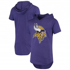 Футболка с капюшоном Minnesota Vikings Majestic Threads Primary Logo - Purple
