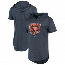 Футболка с капюшоном Chicago Bears Majestic Threads Primary Logo - Navy