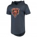Футболка с капюшоном Chicago Bears Majestic Threads Primary Logo - Navy